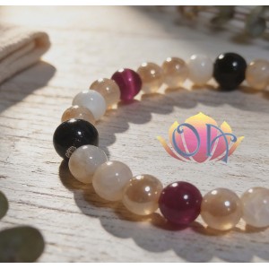 PULSEIRA ANCESTRAL COM TURMALINAS - ALQUIMIA ROSA PULSEIRA ANCESTRAL COM TURMALINAS - ALQUIMIA ROSA